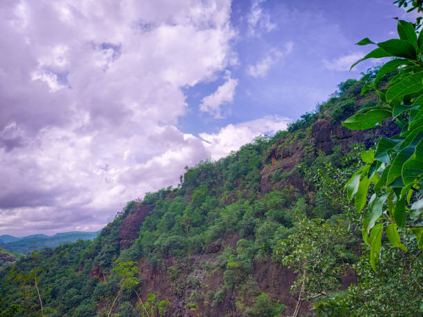 Valleys of the satpura mountain range nearby Bee waterfall Valleys of the satpura mountain range nearby Bee waterfall